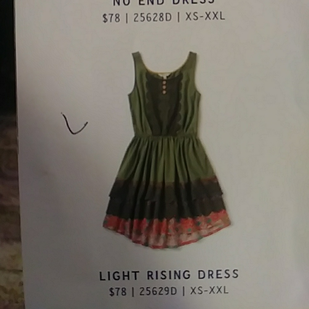 Light rising dress size L